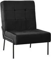 vidaXL Relaxstuhl 65x79x87 cm Schwarz Samt