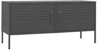 vidaXL TV-Schrank Anthrazit 105x35x50 cm Stahl