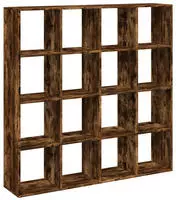 vidaXL B&uuml;cherregal R&auml;uchereiche 137,5x29x137,5 cm Holzwerkstoff