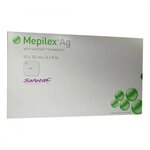 Mepilex Ag Verband 10x20cm steril