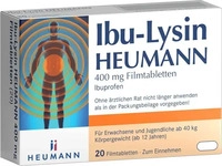 PZN-DE 18454983, HEUMANN PHARMA & . Generica Ibu-Lysin Heumann 400 mg Filmtabletten