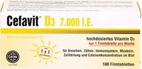 PZN-DE 12347772, Cefak Cefavit D3 7.000 I.e. Filmtabletten (100 stk)