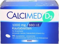 PZN-DE 09750197, HERMES Arzneimittel Calcimed D3 1000 mg / 880 I.E. Kautabletten 96