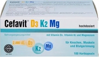 PZN-DE 15194174, Cefak Cefavit D3 K2 Mg 2.000 I.E. Hartkapseln 100 stk