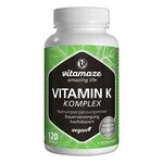 Vitamin K1 + K2 Komplex hochdosiert vegan Kapseln