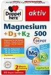 Doppelherz Magnesium 500+D3+K2 Depot Tabletten
