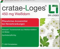 PZN-DE 17945549, Dr. Loges + Cratae-loges 450 Mg Wei&szlig;dorn Filmtabletten 200 stk