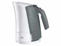 Braun 657712, Braun WK300 Multiquick3 weiss Wasserkocher schnurlos Weiß, Schwarz