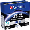 Verbatim 43823, Verbatim 43823 M-DISC Blu-ray Rohling 25GB 5 St. Jewelcase Bedruckbar