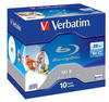 Verbatim 43713, Verbatim 43713 Blu-ray BD-R Rohling 25GB 10 St. Jewelcase Bedruckbar