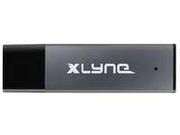 Xlyne 177569-2, Xlyne ALU USB-Stick 64GB Aluminium, Grau 177569-2 USB 2.0