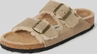 Birkenstock 1028293, Birkenstock Damen Pantoletten ARIZONA LAMMFELL 39EU taupe