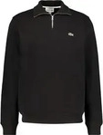 Lacoste SH1927-00, Lacoste Herren Sweatshirt mit Troyerkragen 3 schwarz