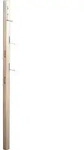Garderobenpaneel Palo (BHT 8x185x4 cm) - BHT 8x185x4 cm