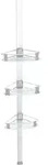 Teleskop-Duschecke PURIO (BHT 35,50x290x19,50 cm) - BHT 35,50x290x19,50 cm
