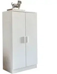 Schuhschrank (LBH 55x35x108 cm) - wei&szlig; - LBH 55x35x108 cm