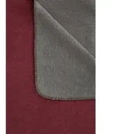 Wohndecke DUO COTTON MELANGE (BL 150x200 cm) - rot - BL 150x200 cm