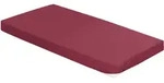 Spannbettlaken MERKUR Biber (BL 100x200 cm) - rot - BL 100x200 cm
