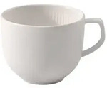 Kaffeeobertasse AFINA (BHT 8,40x6,70x10,30 cm) - wei&szlig; - BHT 8,40x6,70x10,30 cm