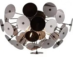Deckenleuchte DISCALCO (DH 54x30 cm) - schwarz - DH 54x30 cm