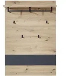 Garderobenpaneel MAGALI (BHT 80x118x30 cm) - braun - BHT 80x118x30 cm