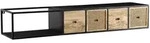 Lowboard (LBH 150x35x25 cm) - schwarz - LBH 150x35x25 cm