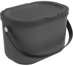 M&uuml;lleimer ALBULA (LBH 22,20x17,20x15 cm) - grau - LBH 22,20x17,20x15 cm