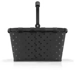 carrybag reisenthel - GLOSSY dots black (BHT 29x48x28 cm) - schwarz - BHT 29x48x28 cm