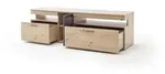 Lowboard HARPER MADANG (BHT 180x55x50 cm) - braun - BHT 180x55x50 cm