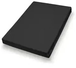 Spannbettlaken Jersey schwarz (BL 190x200 cm) - schwarz - BL 190x200 cm
