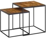 Beistelltisch (LBH 40x40x44 cm) - braun - LBH 40x40x44 cm