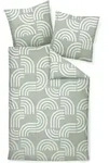 Bettw&auml;sche DAVOS Biber (155x220 cm, mit 1 Kissen) - 155x220 cm, mit 1 Kissen