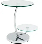 Beistelltisch (DH 52x55 cm) - silber - DH 52x55 cm