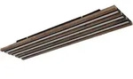 Deckenleuchte HAYDEN (LBH 80x20x5 cm) - schwarz - LBH 80x20x5 cm
