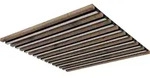 Deckenleuchte HAYDEN (LBH 60x60x6 cm) - schwarz - LBH 60x60x6 cm
