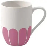 Becher FLEUR (BHT 8x10,40x11,50 cm) - pink - BHT 8x10,40x11,50 cm