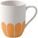 Becher FLEUR (BHT 8x10,40x11,50 cm) - orange - BHT 8x10,40x11,50 cm