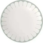 Speiseteller FLEUR (DH 26,60x2,60 cm) - gr&uuml;n - DH 26,60x2,60 cm