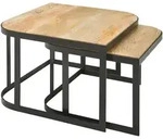 Beistelltisch (LBH 60x60x40 cm) - braun - LBH 60x60x40 cm
