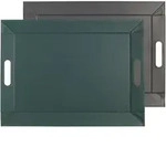Tablett FREEFORM (BHT 55x8x41 cm) - t&uuml;rkis - BHT 55x8x41 cm
