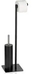 Toilettengarnitur STYLE (LBH 20x20x71 cm) - schwarz - LBH 20x20x71 cm