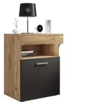 Nachttisch SLEPAL (BHT 45x61x39 cm) - BHT 45x61x39 cm