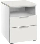 Nachtkommode HASENA DOWE (BHT 45x55x49 cm) - wei&szlig; - BHT 45x55x49 cm