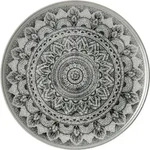 Platzteller RIMINI MANDALA (BHT 32x2.50x32 cm) - grau - BHT 32x2.50x32 cm