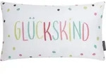 Kissen GL&Uuml;CKSKIND BUNT (BH 50x30 cm) - BH 50x30 cm