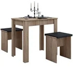 Esstisch-Gruppe ESAL L (BHT 80x75x50 cm) - BHT 80x75x50 cm