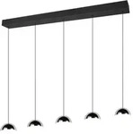 Pendelleuchte LED SANTA (BHT 114x150x10 cm) - silber - BHT 114x150x10 cm