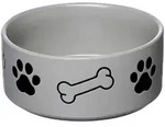 Napf MIKA DOG grau (DH 18.50x8 cm) - grau - DH 18.50x8 cm
