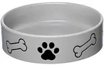 Napf MIKA DOG grau (DH 14x4 cm) - DH 14x4 cm