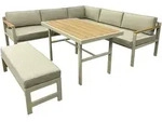 Lounge-Set greemotion MIAMI (BHT 142x64x75 cm) - BHT 142x64x75 cm